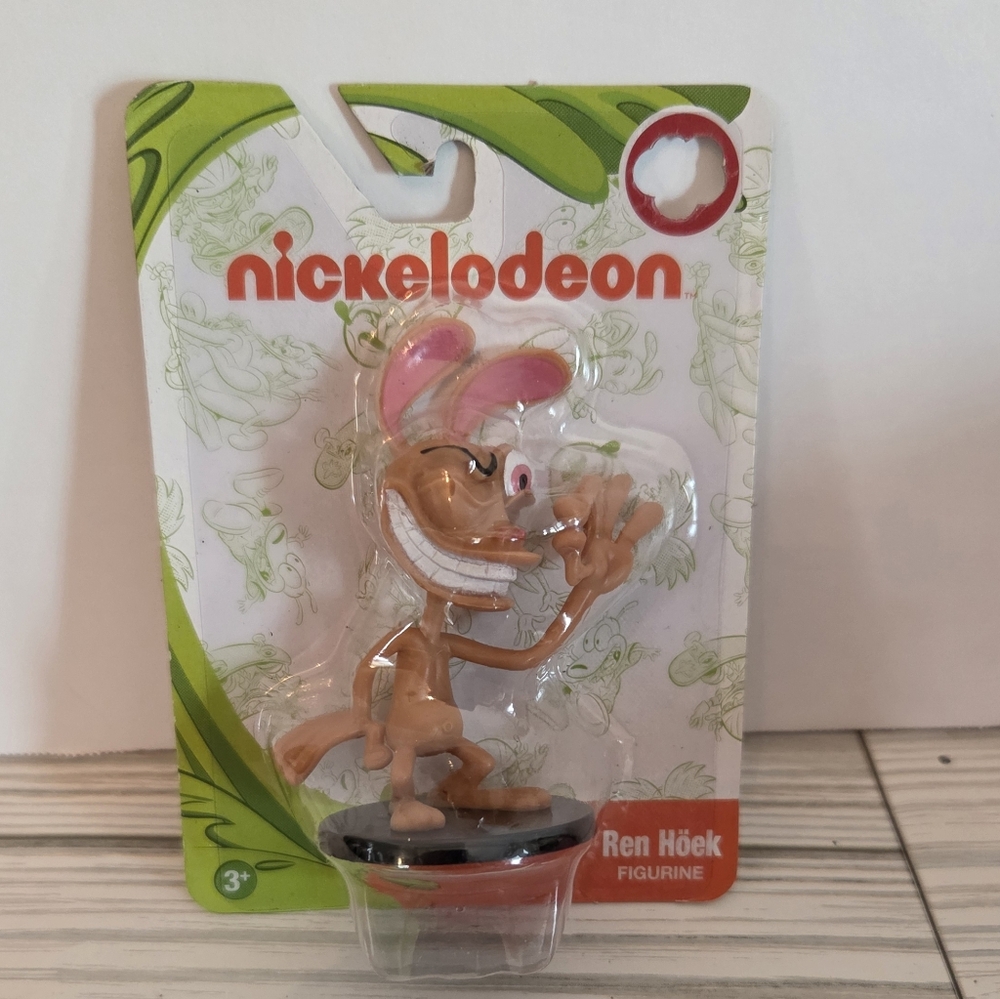 Nickelodeon Ren Hoek Mini Figure 2.5" Collectible Cake Topper Toy New